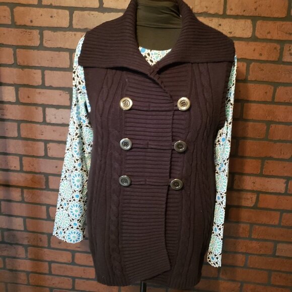 Style & Co Cable Knit Vest - Picture 3 of 10